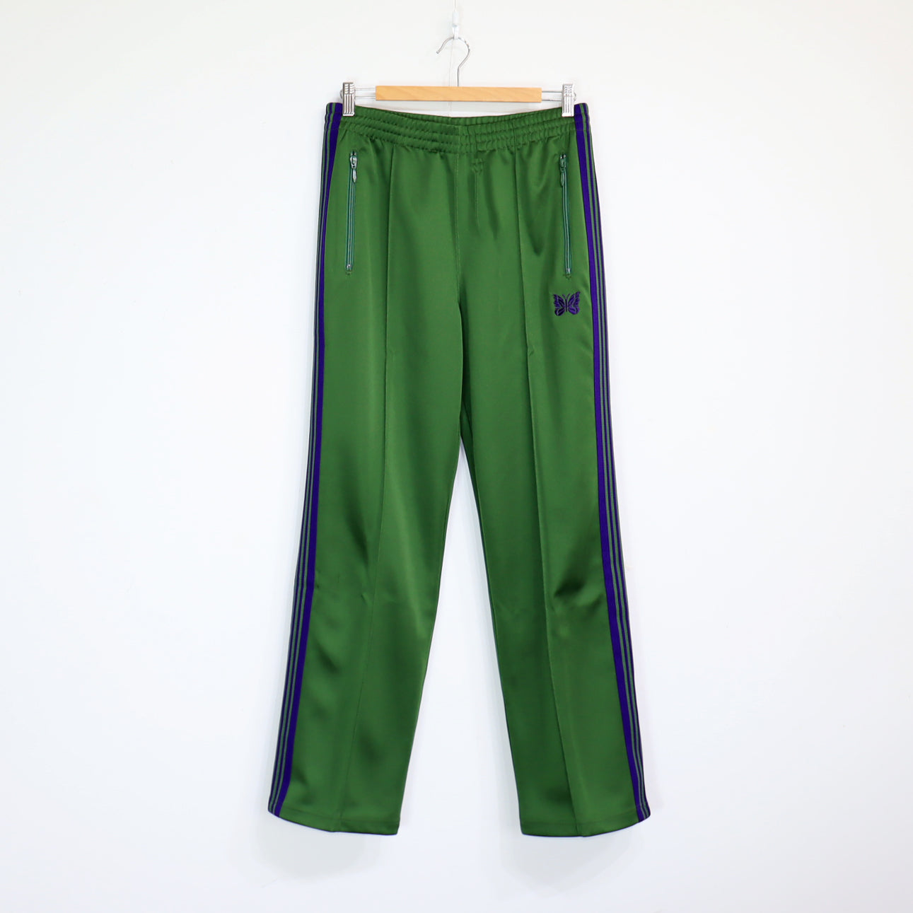 Needles : TRACK PANT - POLY SMOOTH 【Green】