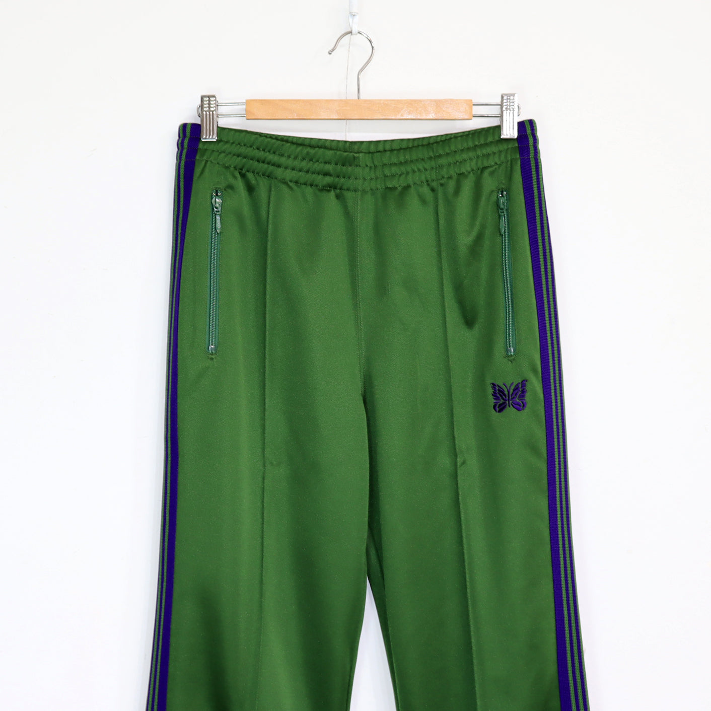 Needles : TRACK PANT - POLY SMOOTH 【Green】