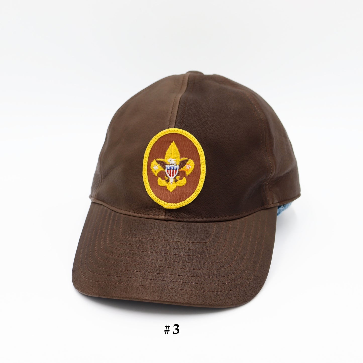 INF×TAMA SP : Deerskin Patch Cap - Brown (#1~#5)