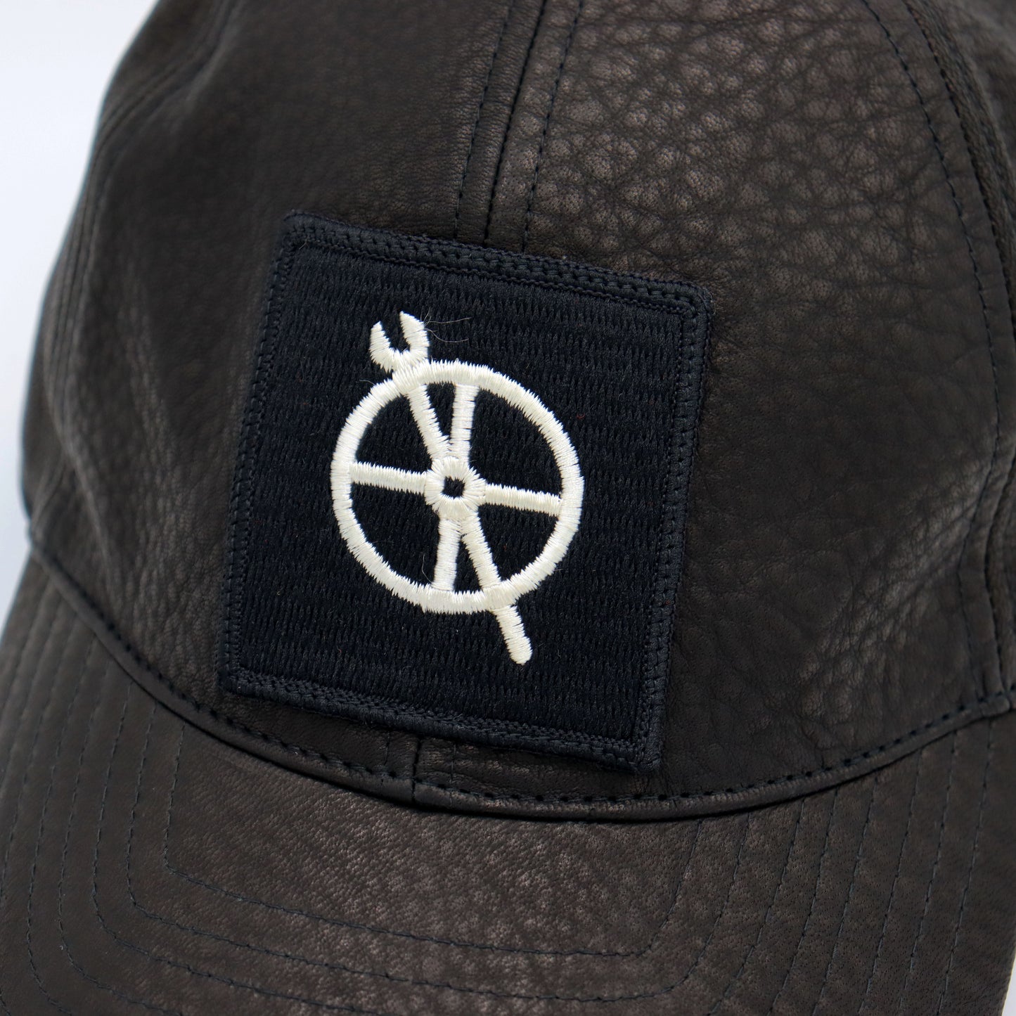 INF×TAMA SP : Deerskin Patch Cap - Black (#6~#10)