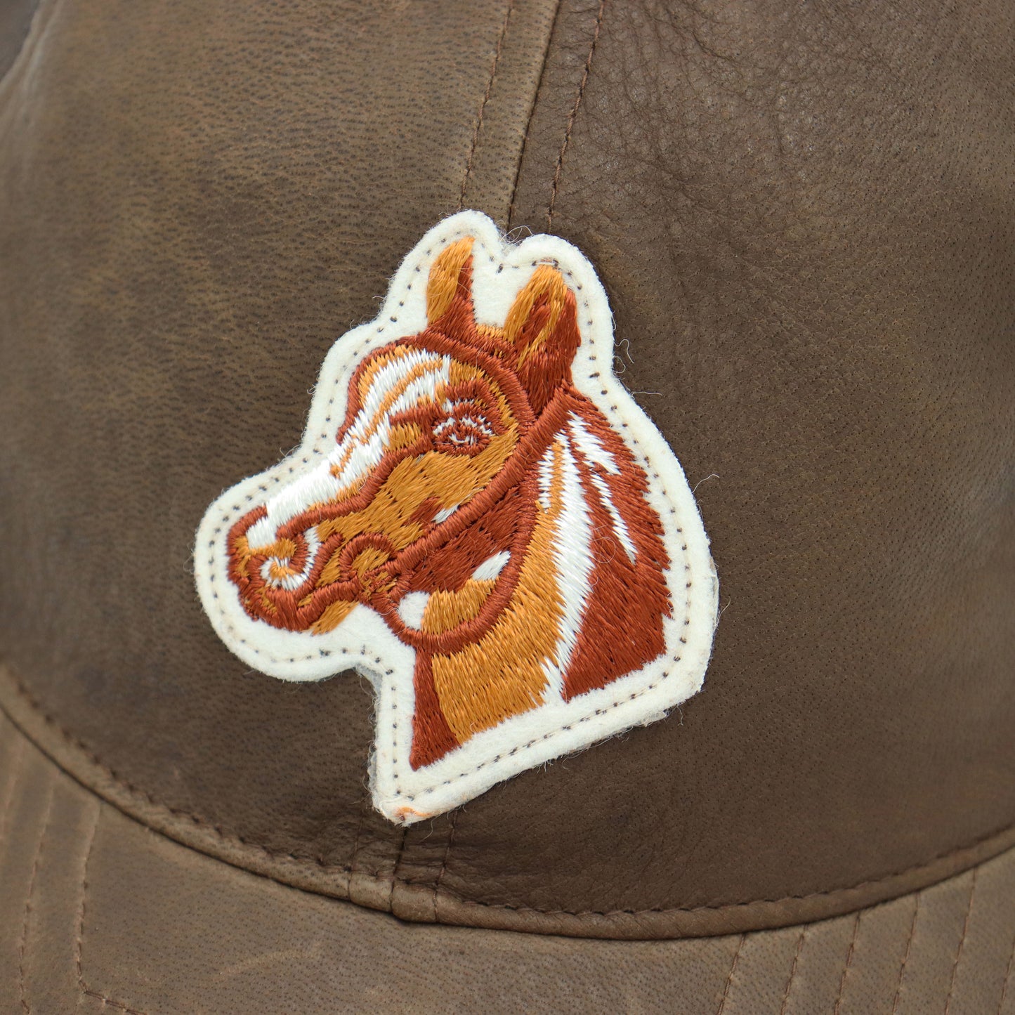 INF×TAMA SP : Deerskin Patch Cap - Brown (#6~#8)