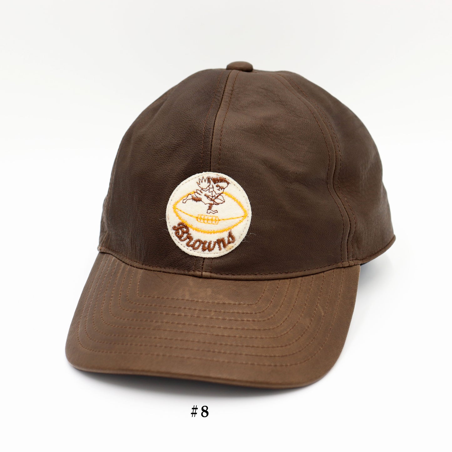 INF×TAMA SP : Deerskin Patch Cap - Brown (#6~#8)