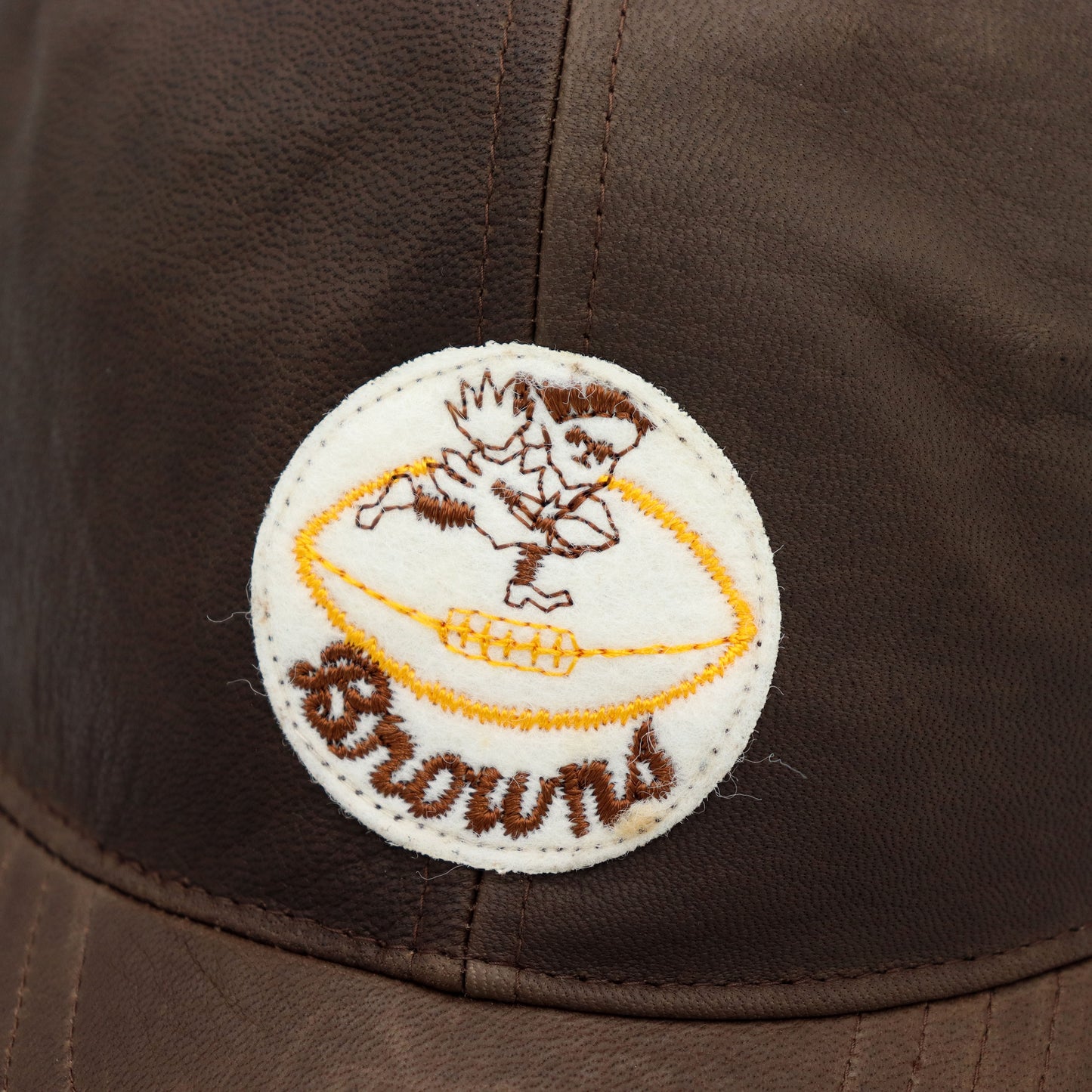 INF×TAMA SP : Deerskin Patch Cap - Brown (#6~#8)