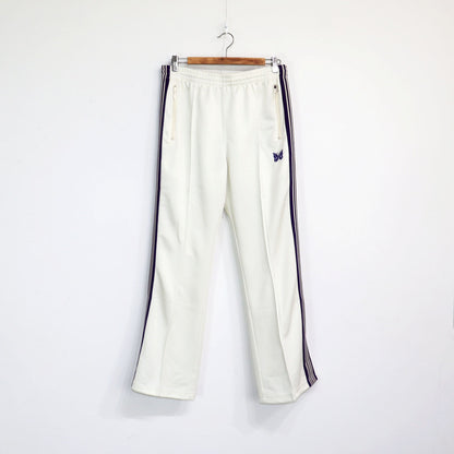 Needles：Track Pant - Poly Smooth [White]