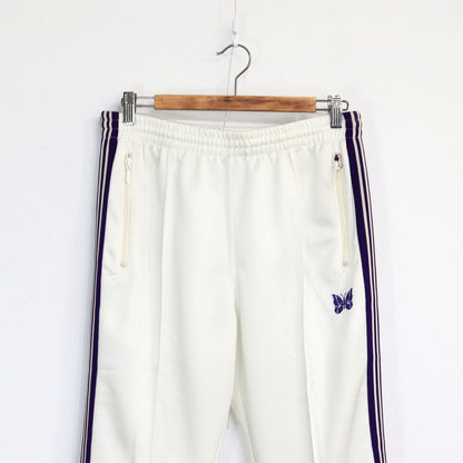 Needles：Track Pant - Poly Smooth [White]