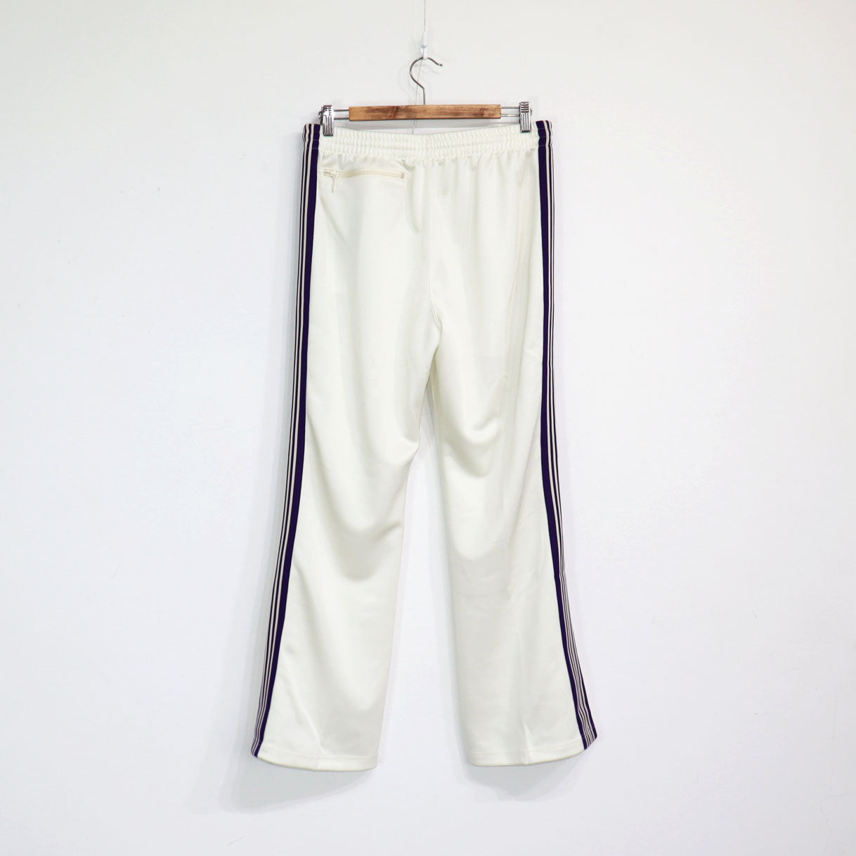 Needles：Track Pant - Poly Smooth [White]