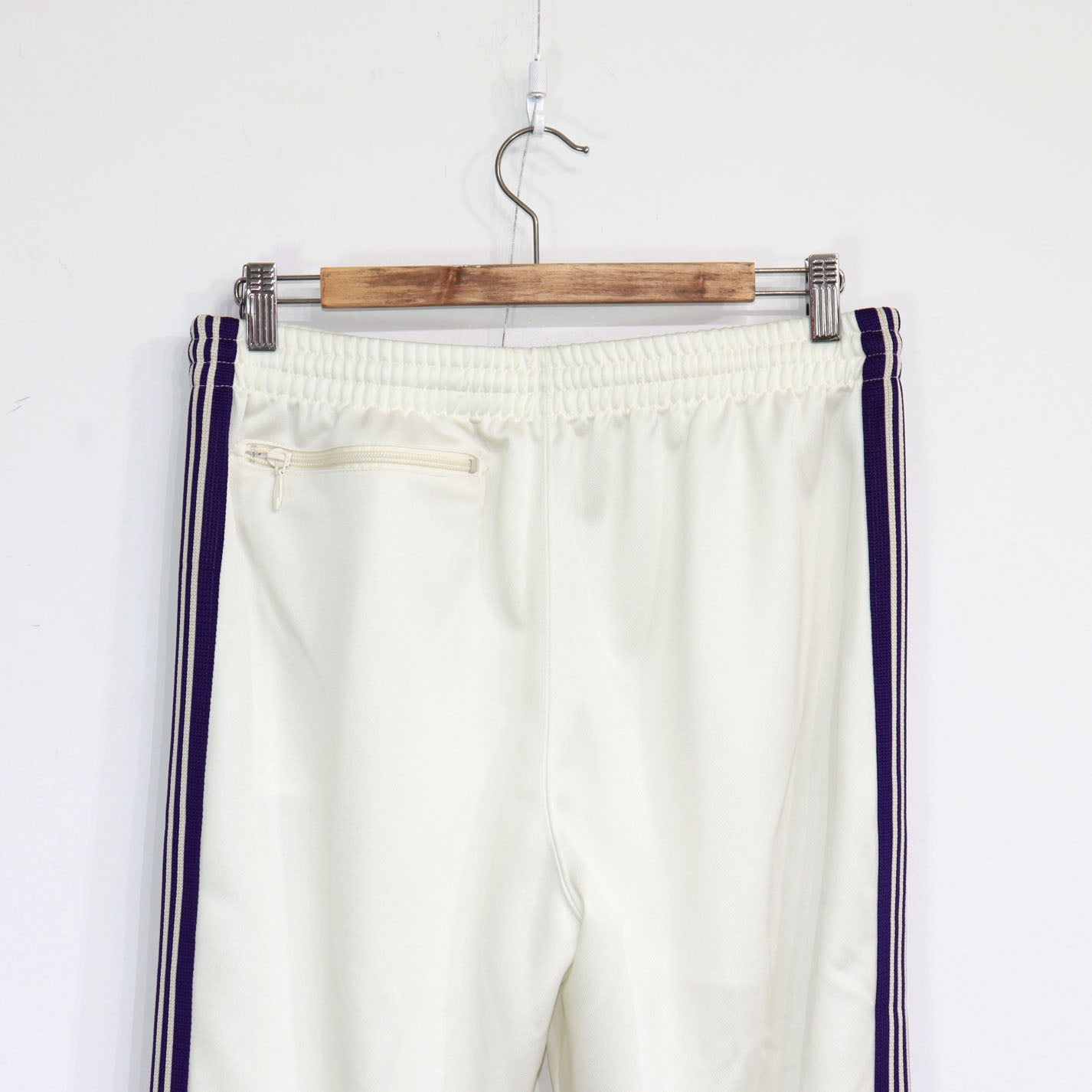 Needles：Track Pant - Poly Smooth [White]