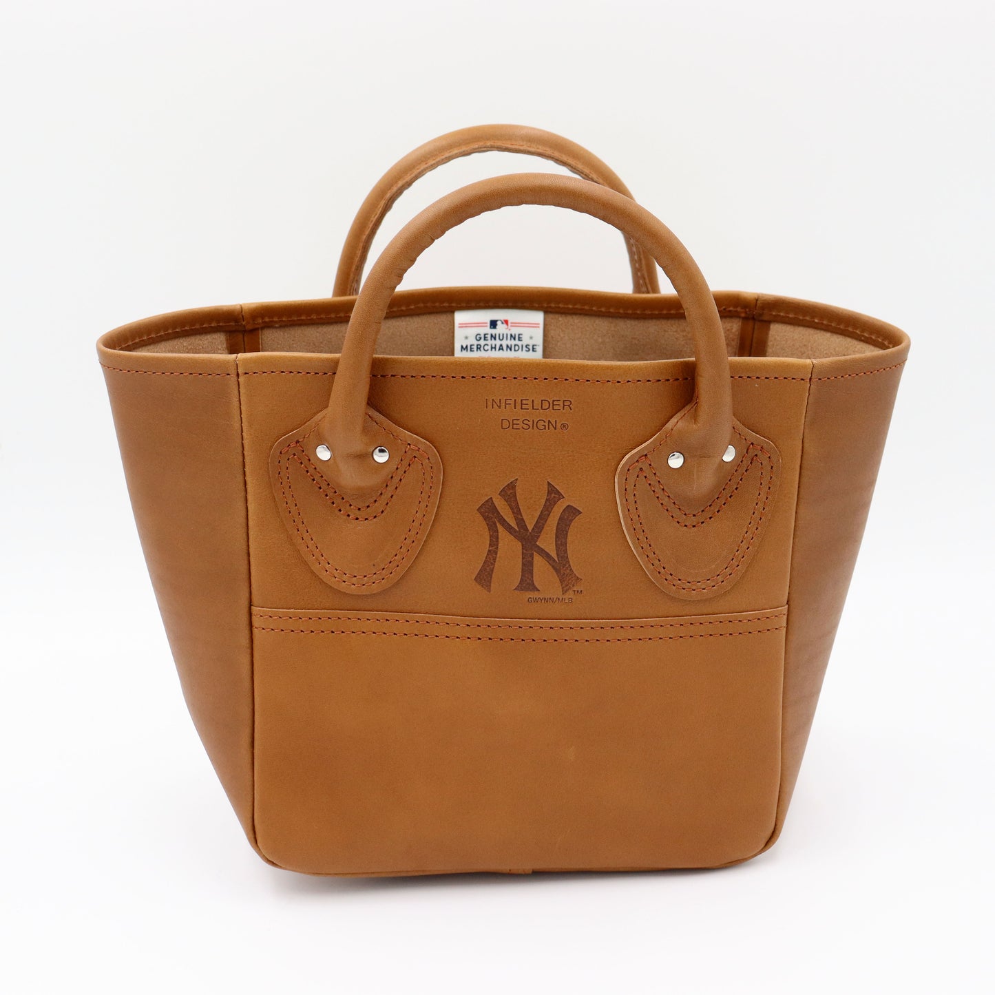 INFIELDER DESIGN×MLB:MLB-215 MLB LEATHER MINI TOTE