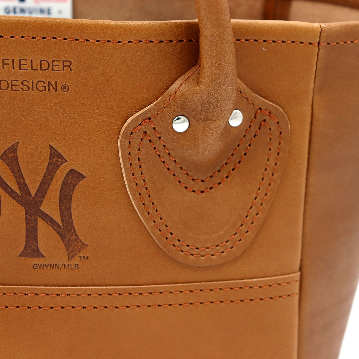 INFIELDER DESIGN×MLB:MLB-215 MLB LEATHER MINI TOTE