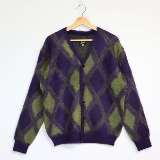 Needles：MOHAIR CARDIGAN -【Argyle】