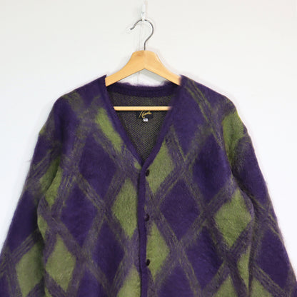 Needles：MOHAIR CARDIGAN -【Argyle】