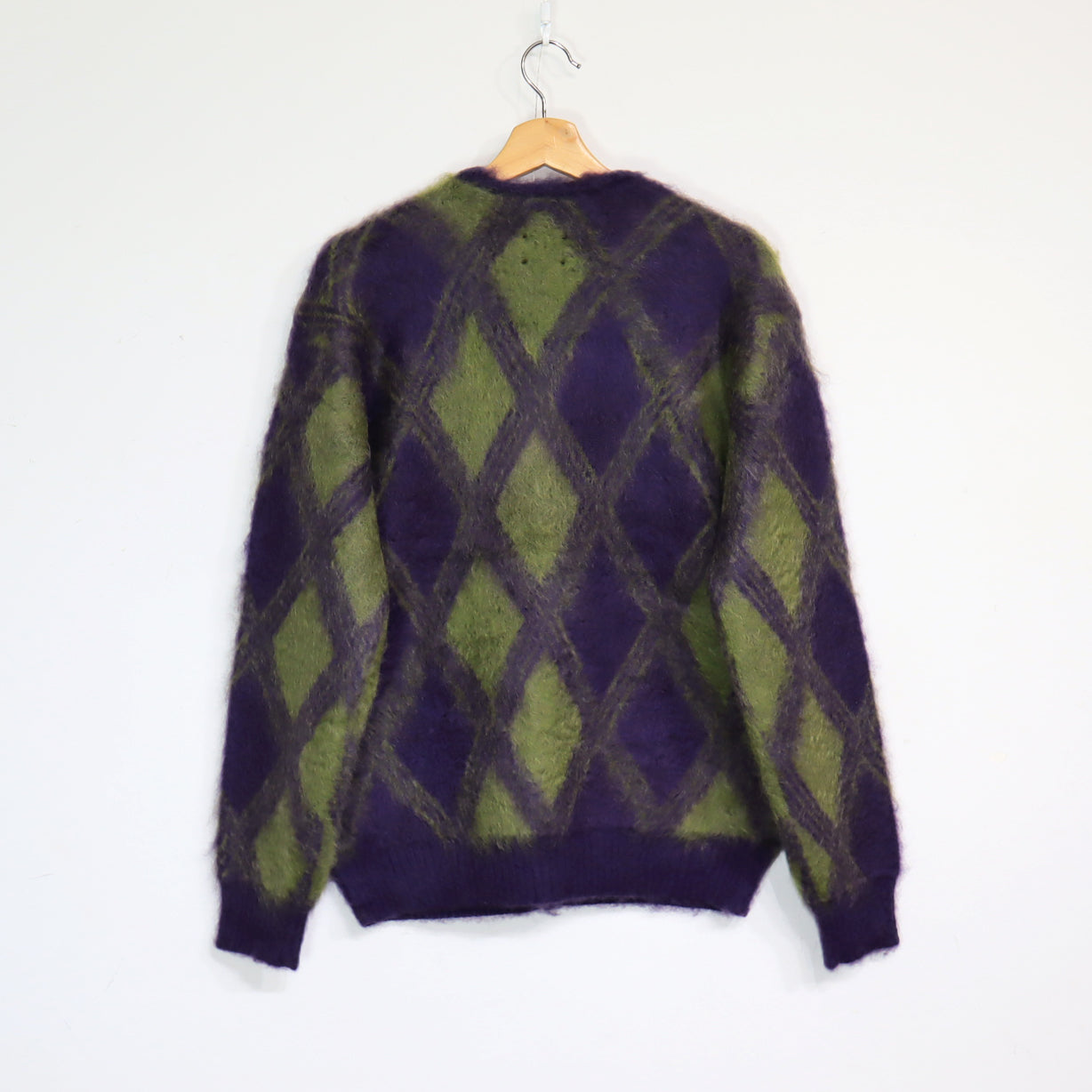 Needles：MOHAIR CARDIGAN -【Argyle】