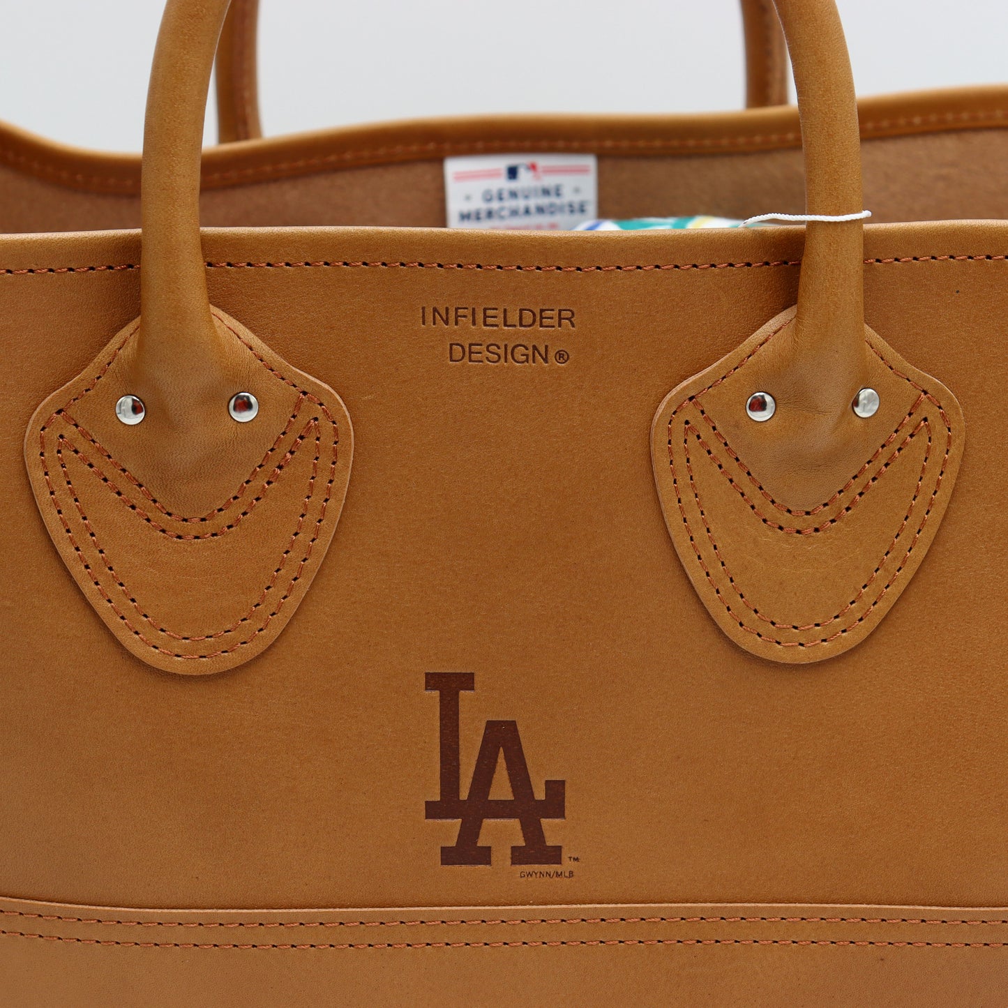 INFIELDER DESIGN×MLB：MLB-216 MLB LEATHER TOTE