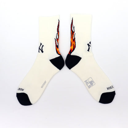 MLB×ROSTER SOX ：MLB-192 MLB FIRE SOCKS