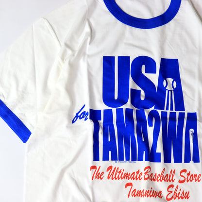 TAMANIWA：USA TAMA2WA RINGER TEE