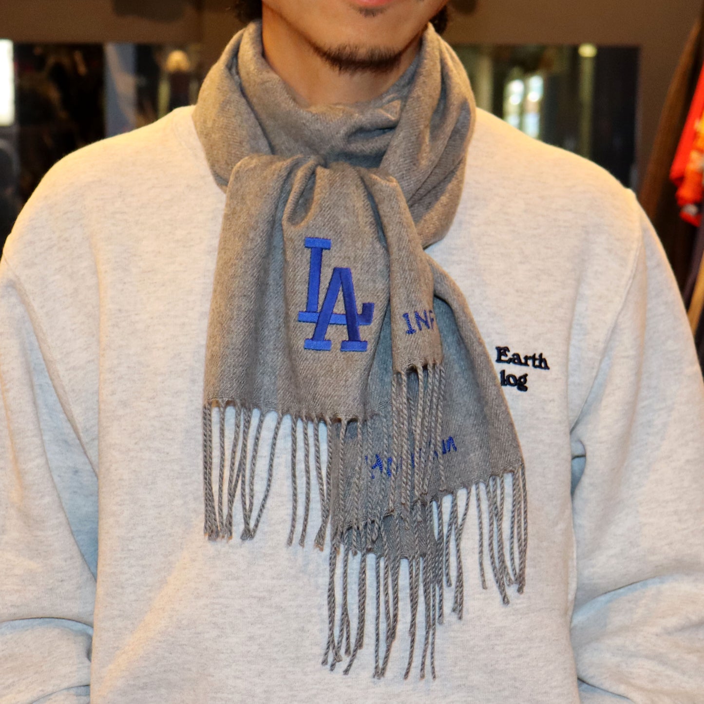 INFIELDER DESIGN×MLB : MLB-202 MLB STITCH MUFF SOLID