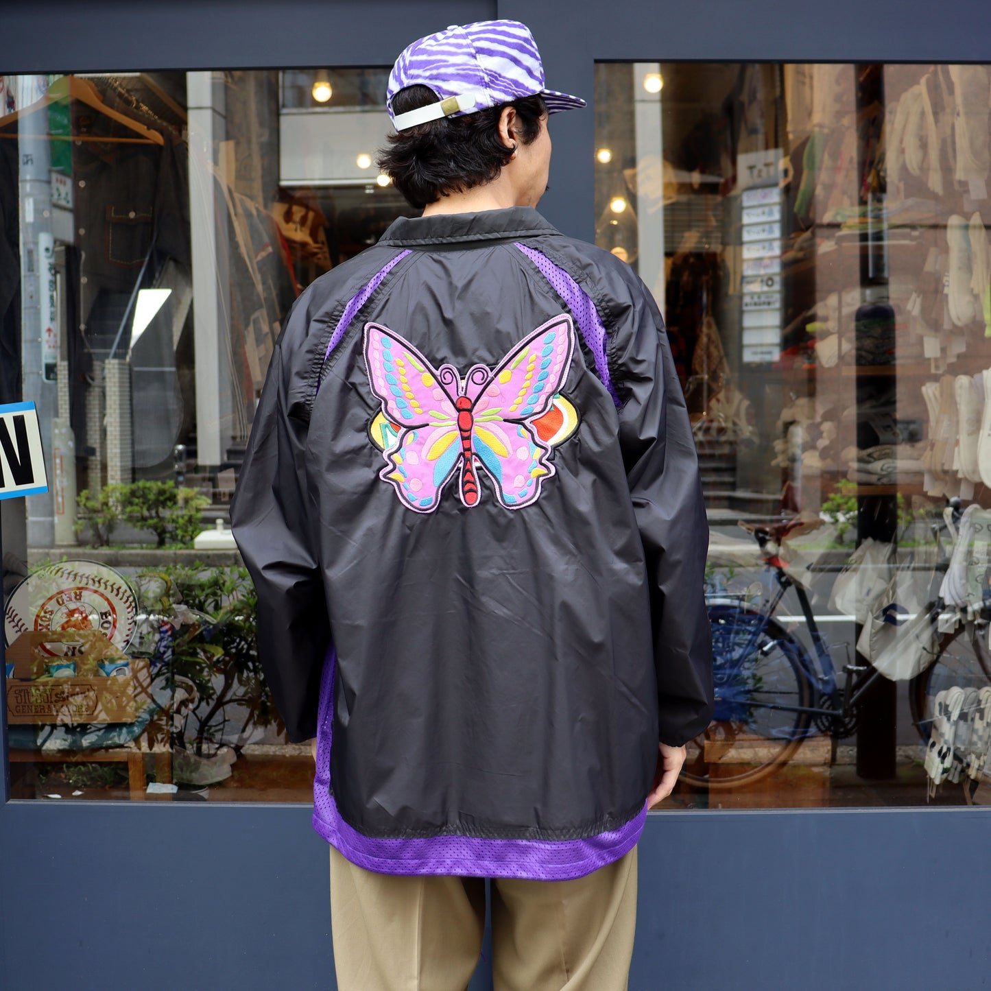 Rebuild by Needles：Coach Jacket -> Covered Jacket  - [BALCK]