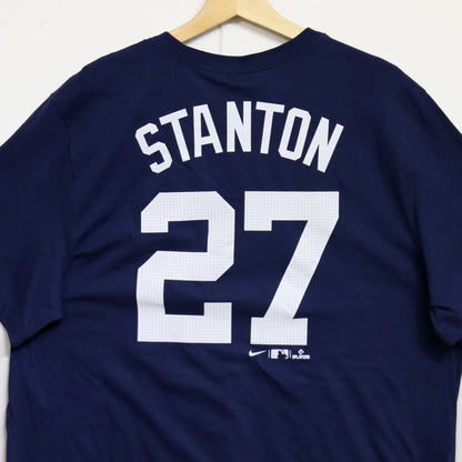 (NIKE) NYY Punch Logo Tee - STANTON #27