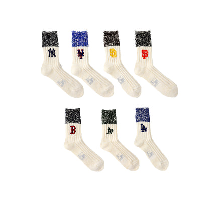 MLB×ROSTER SOX ：MLB-126 MLB COTTON SLUB SOCKS