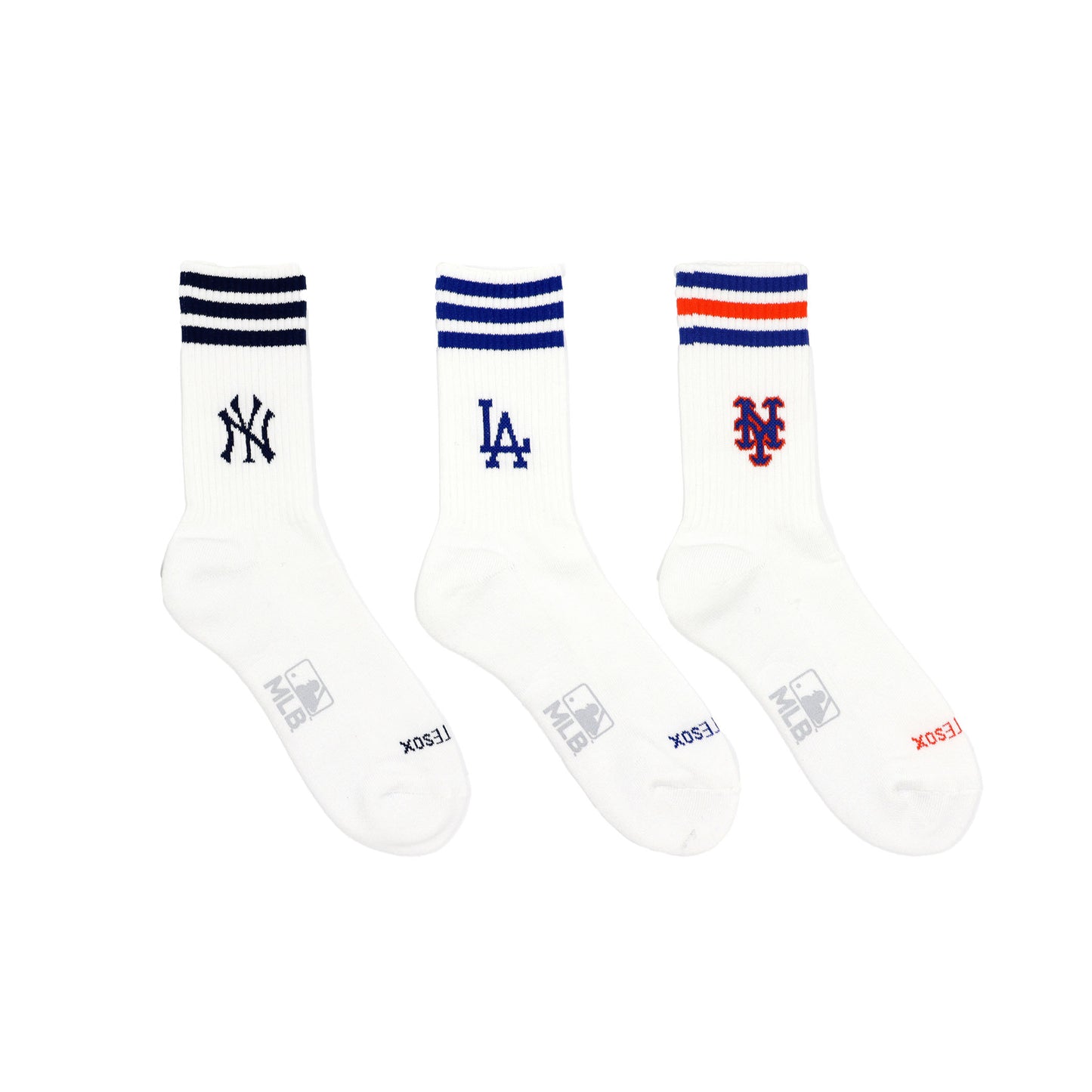 MLB×ROSTER SOX ：MLB-193 MLB LINE SOCKS