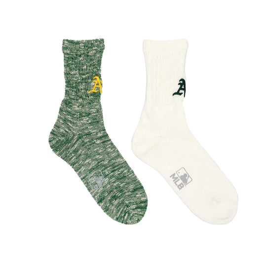 MLB×ROSTER SOX ：MLB-170 B3D MLB SOCKS - OAK