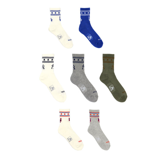 MLB×ROSTER SOX ：MLB-177 MLB CAL SOCKS