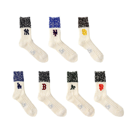 MLB×ROSTER SOX ：MLB-126 MLB COTTON SLUB SOCKS