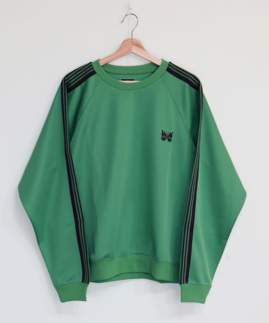 Needles：Track Crew Neck Shirt - Poly Smooth 【Green】