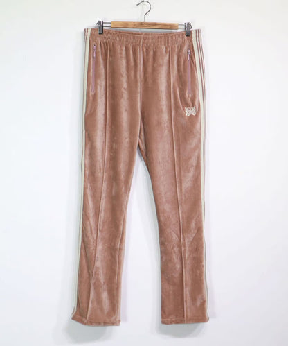 Needles：Narrow Track Pant - C/PE Velour【Beige】