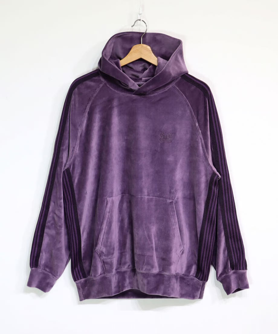 Needles：Track Hoody - C/Pe Velour 【PURPLE】