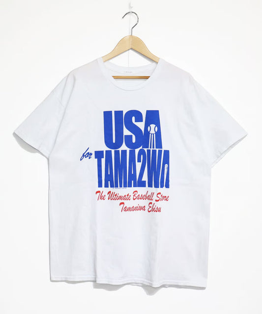 TAMANIWA：USA TAMA2WA S/S Tee