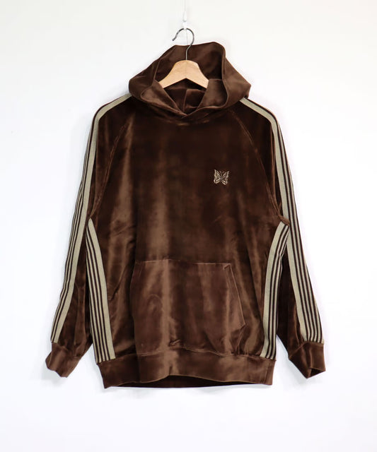 Needles：Track Hoody - C/Pe Velour 【BROWN】