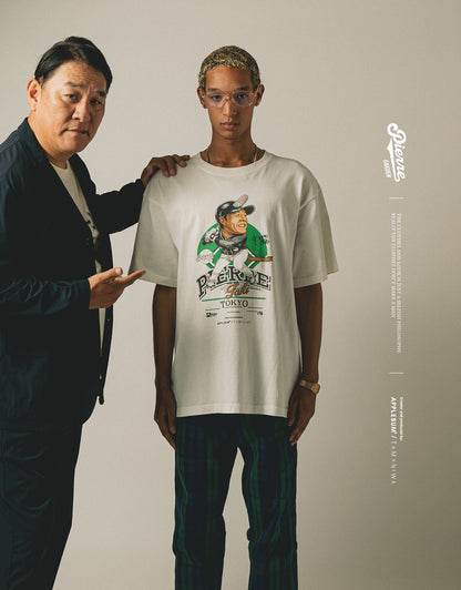 ピエール学園×APPLEBUM×TAMANIWA : "ピエール瀧" Memorial T-shirt